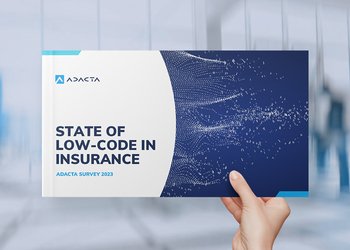 Adacta veröffentlicht Umfrage zum Low-Code-Status in der Versicherungsbranche
